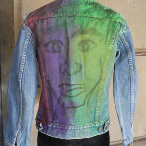 Sharna Atworkz Hand Painted Denim Jacket - JMB Green