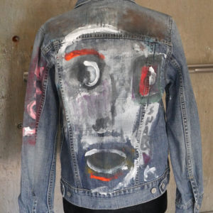 Sharna Artworkz Hand Painted Denim Jacket - Spike