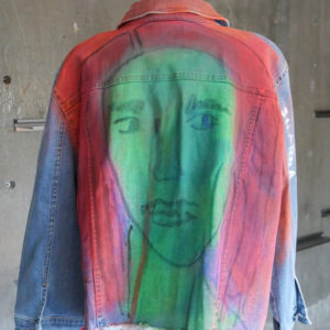 Sharna Artworkz Hand Painted Denim Jacket - Mona