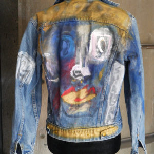 Sharna Artworkz Hand Painted Denim Jacket - Sassy